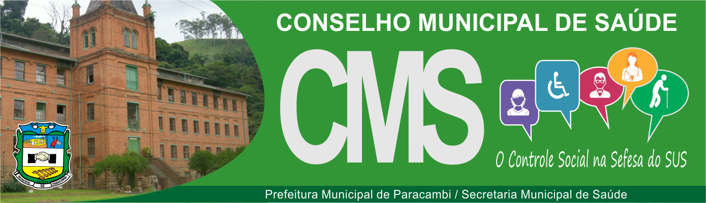Logo Conselho de Saúde – Conselho Municipal de Saúde de Paracambi